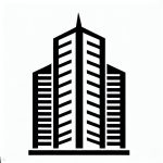 Porównywarka finansowa inwestycji ikona wieżowca jako symbol inwestycji